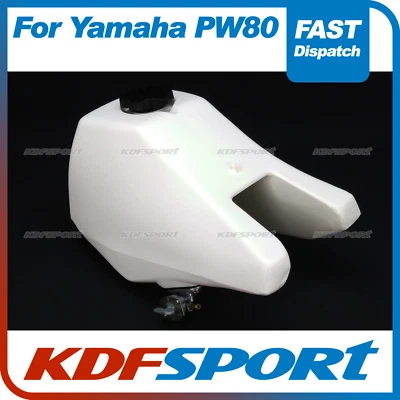 KDF White colour Fuel Tank Assy For Yamaha Pw80 Peewee 80 (1983-1999)