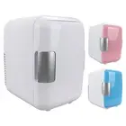 4L Mini Car Fridge Travel Refrigerator Portable 12V Power Portable Small Refrige