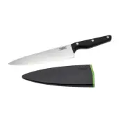 NEW WILTSHIRE STAYSHARP NEW LOOK 20cm TRIPLE RIVET COOK'S KNIFE WITH SHARPENER