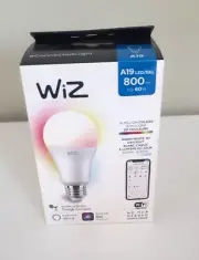 WiZ A19 White & Color Changing Wi-Fi Smart LED Light Bulb - 1 Pack