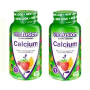 Vitafusion Calcium, Gummy HDEsa Vitamins For Adults, 100 Count (Pack of 2) fJBQN