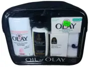 Oil of Olay 5 Piece Gift Set VINTAGE 1998: Body Wash / Skin Bath Bar / Cleanser