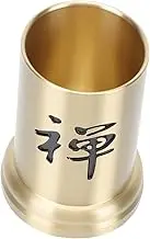 BATHVEVE Artistic Tea Cup Cage Tea Ceremony Incense Bottle in Pure Copper for Elegant Presentation