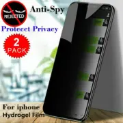 2X Anti Spy Privacy Screen Protector Soft Film For iPhone 16 Pro Max 15 Pro 15+