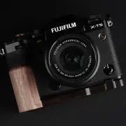 All Wood Camera L Hand Grip Wooden Baseplate For Fujifilm XT5 Fuji X-T5 Camera
