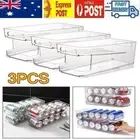 3X Soda Can Dispenser Drink Beer Beverage Storage Rack Holder Fridge Shelf