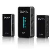 BOYA BY-XM6-S2 Mini 2.4GHz Dual Channel Lavalier Microphone System for DSLR C...