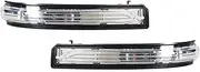 Side Mirror Indicator Light For Benz A-CLASS B-CLASS W169 W245 2008 2009 2010 2011 2012 Turn Signal Light Rearview Mirror Indicator Lamp 1698201121 1698201221 Dynamic Indicators(Left and Right)