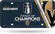 Rico Industries NHL Hockey Stanley Cup Champions Metal Auto Tag 8.5" x 11" - Great for Truck/Car/SUV