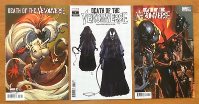 Death of Venomverse #3 2023 Design, Bagley and 1:10 Connecting | all 3 | NM
