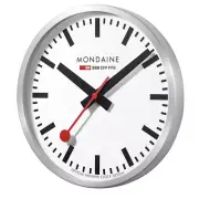 NEW Mondaine Official Swiss Railways Wall Clock White 40cm