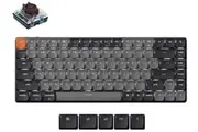 Keychron K3 V3 Low-Profile QMK White Wireless Mechanical Keyboard - Brown Switch [KBKCK3XA3]