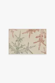 60' x 90' | Machine Washable Runner Rug | Kid & Pet Friendly | Indoor Rug | Snowflake Creme Flatwoven Rug | Ruggable
