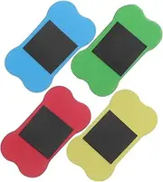 HOODANCOS Whiteboard Erasers of 4 Bone Shape Erasers Non-Toxic Material for School Office Home Cleaning