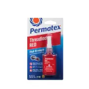 6 x Permatex High Strength Threadlocker Red Carded 10ML Vibration Resistance