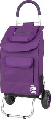dbest products Trolley Dolly Purple Foldable Shopping cart for