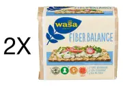 Wasa Knäckebröd Knekkebrød Crispbread Fiber Balance Swedish Norway Flatbread 2X