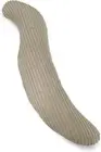 Money body pillow padded 115x20 S-shaped (micro fiber, Genoa beige)