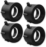 4pcs 1000L IBC Water Tank 60mm 2'' Valve Adapter Connector Valve Hose Adapter Converts to Coarse Fit for Garden Industrial Use