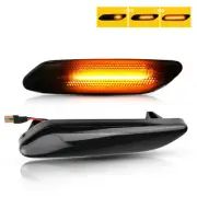 Amber Smoke LED Front Side Marker Light For 2011-2016 Mini Cooper Countryman R60 (for: Mini)