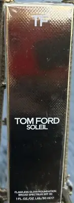 Tom Ford Soleil Flawless Glow Foundation 1 Fl Oz /30 mL SPF 30 Nude Ivory NIB