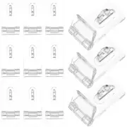 12 Sets Hasp Latches Jewelry Box Lock Hasp Lock Clear Lock Jewelry Box Buckle