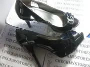 nib NEW Guess CRAZED Premium Designer OPEN TOE PUMPS HEELS