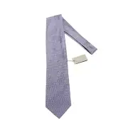 Tom Ford NWT Neck Tie in Blue/White/Black Pattern 100% Silk Made in Italy