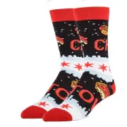Oooh Yeah Men's Bob Ross Cotton Crew Funny Novelty Socks Christmas Socks