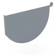 SA NEW Stratco Smoothline Gutter Stop End Armour Grey