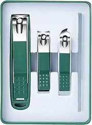 Nail Clippers Set Finger Toenail Clippers Set Nail Cutter Set Stainless Steel Manicure Set - Nail Care Tools for Men and Women, Grooming Kits with Box