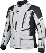 Germot InsideOut, textile jacket waterproof , color: Light Grey/Black , size: 4XL