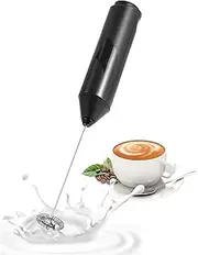 Portable Automatic Battery Operated Electric Milk Frother, Egg Beater, Powerful Whisk Handheld Foam Maker Blender, Stainless Steel
