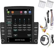 XTevu Car Stereo LED Radio GPS Navigation, Android Bluetooth 5.0 Head Unit, WiFi Multimedia Player, 12V 1G+16GB 87.5-108MHZ Receiver