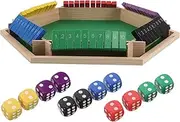 Toddmomy Flop Game Table Felt Table Cover for Foldable Game Table Christmas Drinking Games Foldable Table Domino Table Round Poker Table Round Card Table Game Night Wooden