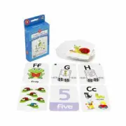 Learning Can Be Fun Alphabet and Numbers 1-10 Flash Card 87x123mm Ages 6+