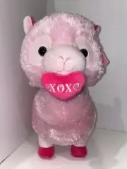 Kellytoy 2018 Hug Me Llama Alpaca with Xoxo Heart Plush New with Tags Pink 17”