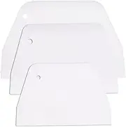 Gatuida 3pc Cake Decorating Tools Set Cake Scraper Smoother Cutter Reusable for Healthy Baking