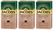 3 JACOBS SELECTION CREMA ITALIANO Ground Coffee Packs 500g 18oz