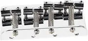 CVUTOVO 4 String String Fixed Bass Bridge Durable Construction for Electric Bass High Stability Design for Musicians of All Levels Enhances Sound Quality and Performance