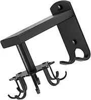 1 Set Swivel Hook Kitchen Dish Rack Kitchen Hook Wall Hooks Storage Hangers Hooks for Kitchen Utensils Utensil Hangers Rotating Utensil Holder Mounted Aluminum Alloy Black