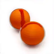 Disc Golf Basket Chain Aimer Pair Putting Aid Device Orange Set 2 Balls Colored