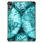 iPad mini (6th gen) iPad Impact Case Antique World Map by Nature Magick - Teal Turquoise