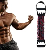 CMLLING Chest Expander,Adjustable Bench Press Band with Bar,Arm Pull Bar Arm