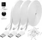3 Pack 10FT Power Extension Cable Compatible with Wyze Cam, Eufy, Kasa, Nest,...