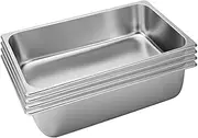 SOGA 4X Gastronorm GN Pan Full Size 1/1 GN Pan 15cm Deep Stainless Steel Tray - Baking Trays - GastronormPans5405X4