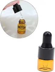 Leakproof Glass Dropper Bottles 30pcs 1ml Essential Oil Bottles Travel Size Sample Vials for Oils Fragrances Cosmetics