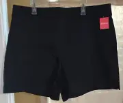 Spanx Women's On-the-Go Polished 6" Shorts Classic Black 20370R Plus size 3X