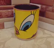 Tweety Bird Coffee Cup Mug Looney Tunes 3.75" Gibson Warner Bros. 1998 Vintage