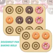 Nonstick Donut Pan Safe Doughnut Tray Sturdy Bagel Mold Saving-Time Donut Bixus